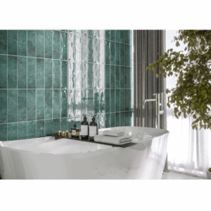 Płytka ścienna Como structure green glossy 10x30 Golden Tile gat. I