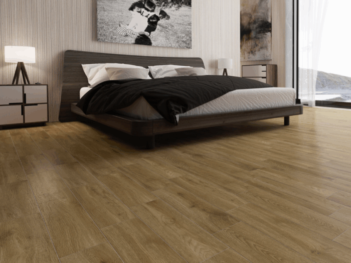 Gres szkliwiony KRONEWALD brown mat 19,8x119,8 Golden Tile gat. I - obrazek 2